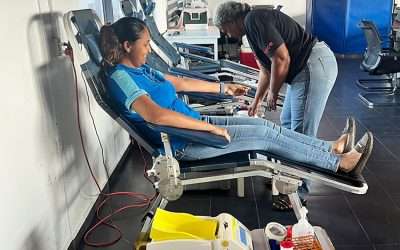 First Blood Donation at Kuldipsingh Port Facility